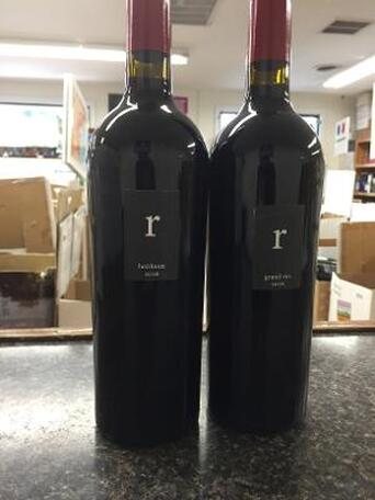 Wines on the counter at Wine Warehouse